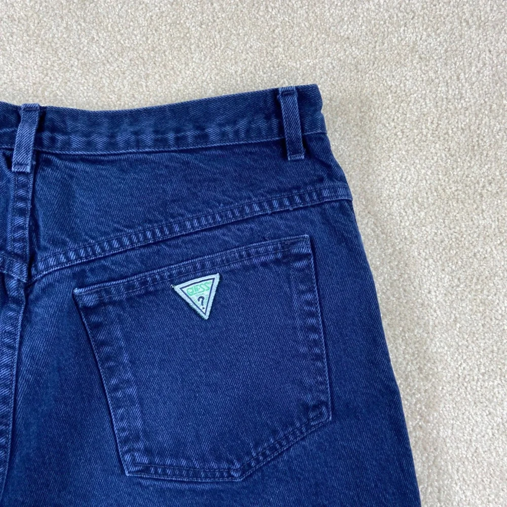 Vintage Guess Jeans Mens 34x30 Blue Georges Marciano Button Fly Made in USA